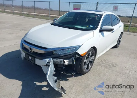 2017 Honda Civic Touring из США, поврежденный, VIN 19XFC1F99HE030484